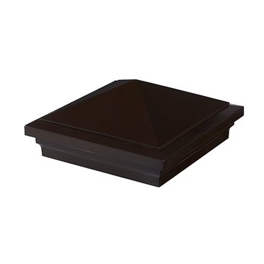 Fiberon 5" x 5" HavenView CountrySide Pyramid Post Cap — FIDFRSPPCBR
