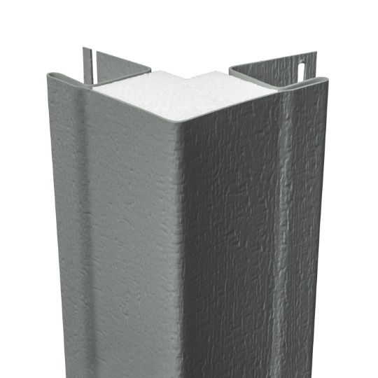 CertainTeed Siding 1-1/4" x 10' CedarBoards Insulated Outside Cornerpost with Foam Insert - Woodgrain Finish — CEROSCPINSCCG