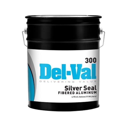 United Asphalt (New Jersey) Del-Val Silver Seal Fibered Aluminum - 5 Gallon Pail