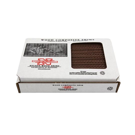 Nelson 1-1/2" x 7-1/2" Wood Composite Shims - Box of 32