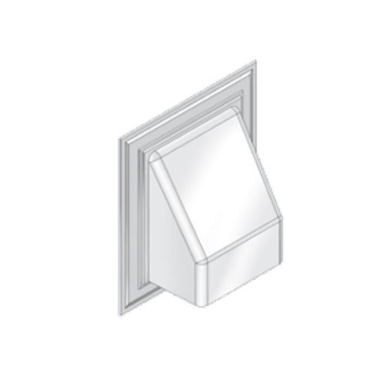 Royal Building Products D-Vent Dryer Vent with Metal Tube — Ventilation and Drainage — ROY46009