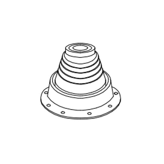 ATAS International #3 x 1/4" to 4" Pipe Boot