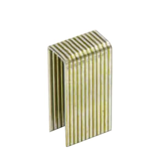 Grip-Rite 16 Gauge 1-1/2" Leg x 1/2" Crown Electro-Galvanized "Gs"-Style Medium Crown Staples - Box of 10,000