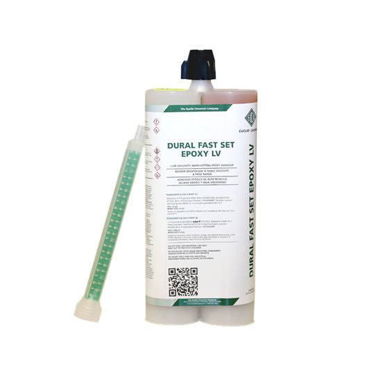 Euclid Chemical Dural Fast Set Lv Rapid-Setting, Low Viscosity, High Modulus Epoxy Adhesive Gel - 22 Oz. Cartridge
