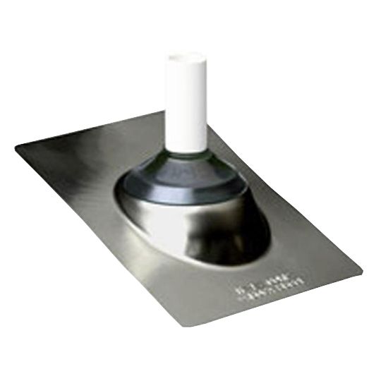 IPS 10-3/4" x 14-1/2" Galvanized Base Roof Flashing for 3" Vent Pipe — Flashings — IPSPFSG3