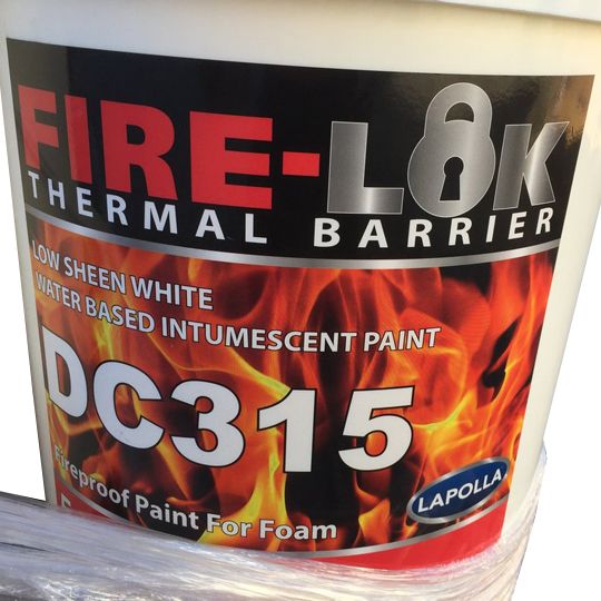 Lapolla Industries DC-315 Fire-lok Thermal Barrier - 5 Gallon Pail — Commercial Insulation — LAPDC315TBOW5