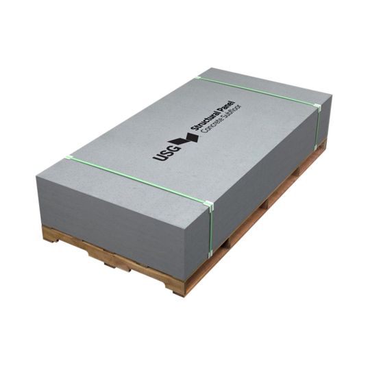 U.S. Gypsum 3/4" x 4' x 8' Structocrete Strucural Panel Concrete Subfloor