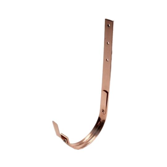 Berger Building Products 7.56" Eura Craft Copper J Roof Hanger with Spring Tab