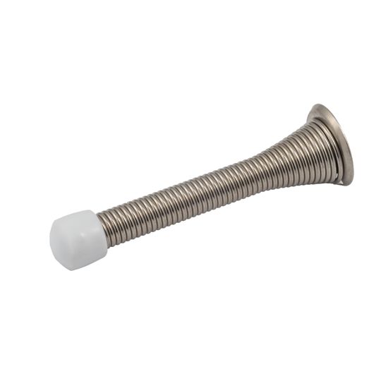 Sure-Loc Hardware 3-1/8" Spring Door Stop, Satin Nickel MP50