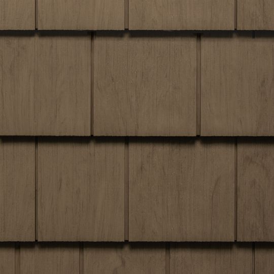 CertainTeed Siding Cedar Impressions Single 7" Perfection Polymer Shingle Siding - Cedar Grain Finish — CERCIS7PSRB