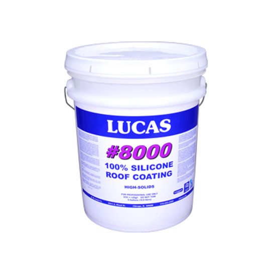 RM Lucas 100% Silicone Roof Coating - 5 Gallon Pail
