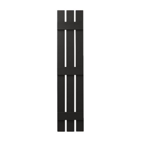Mastic 12" x 39" Board & Batten Standard 3-Board Shutters - Open Style — ACOVIN3O1239PE
