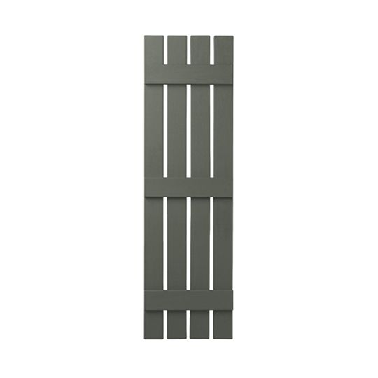 Mastic 16" x 39" Board & Batten Standard 4-Board Shutters - Open Style — ACOVIN4O163993