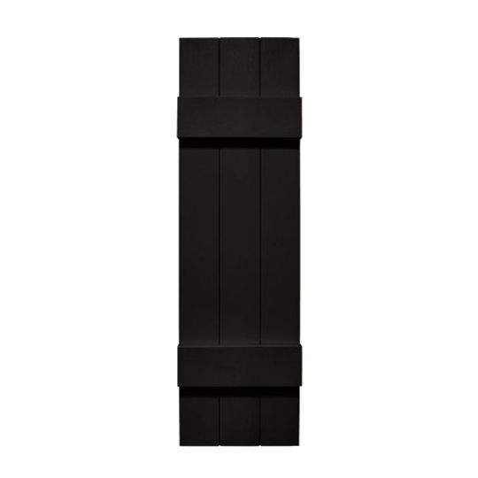 Mid-America J3 Board-N-Batten Specialty Three-Board Joined Shutter — MABSJ3BB47BL