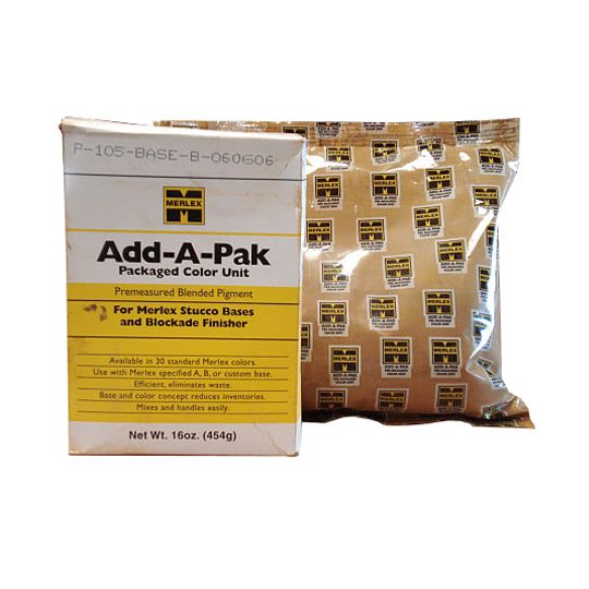 Parex USA Merlex Add-A-Pak Stucco Color Pack - 16 Oz. Box — PAXMRAPP138H