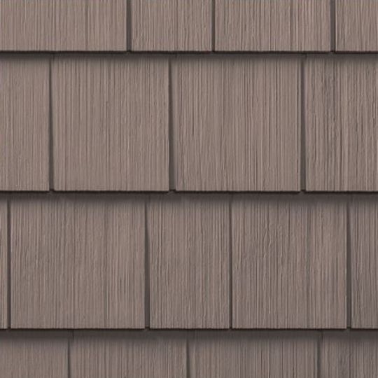 CertainTeed Siding Cedar Impressions Double 7" Straight Edge Perfection 3G Polymer Shingle Siding — CERCID73GPWW