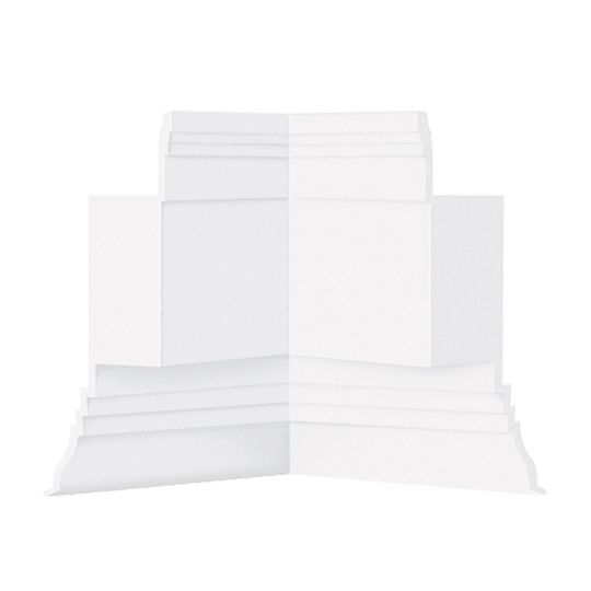 Mid-America Exterior Dentil Trim Inside Corner Block — MABEDISCT001