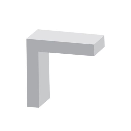 Royal Building Products 5-1/2" x 5-1/2" x 20" Smooth Traditional PVC Corner