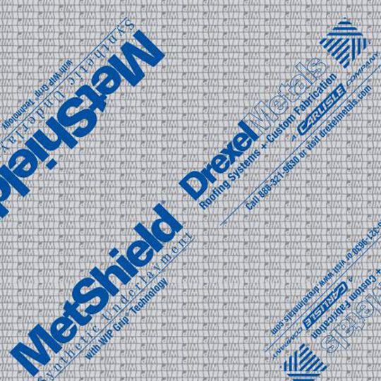 Drexel Metals 4' x 250' MetShield Synthetic Underlayment with Wip Grip Technology