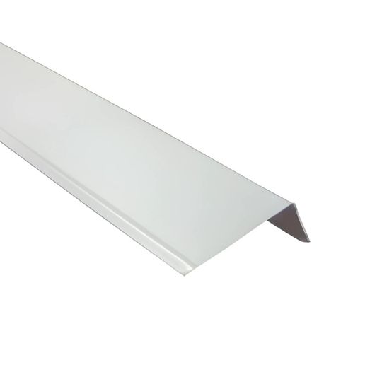 TRI-BUILT 2" x 3" Aluminum Gutter Apron with Hem — KLA33008AL37