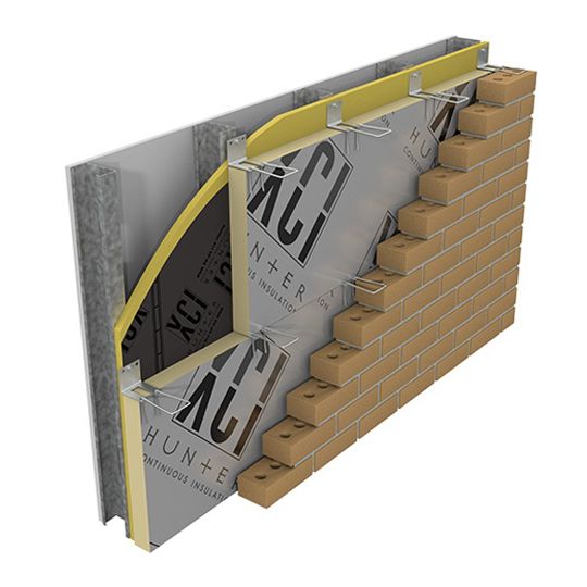 Hunter Panels 2" x 16" x 8' Xci Foil Facer Polyiso Insulation
