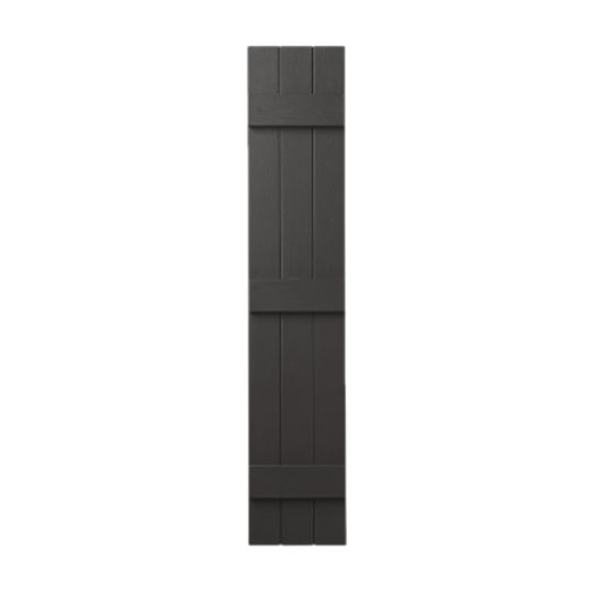 Mastic 11" x 51" Board & Batten Standard 3-Board Shutters - Closed Style — ACOVIN3C1151PE
