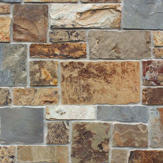 Natural Stone Veneers Woodland Dimensional Corners - 10 Lin. Ft. Box