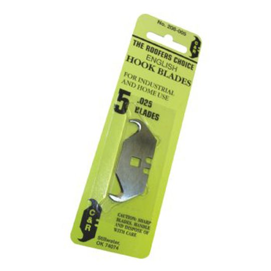 C&R Manufacturing Hook Blade with Hole - Pack of 5