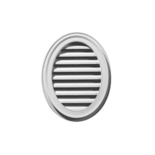 TRI-BUILT Vertical Oval Gable Vent — TRI422127087