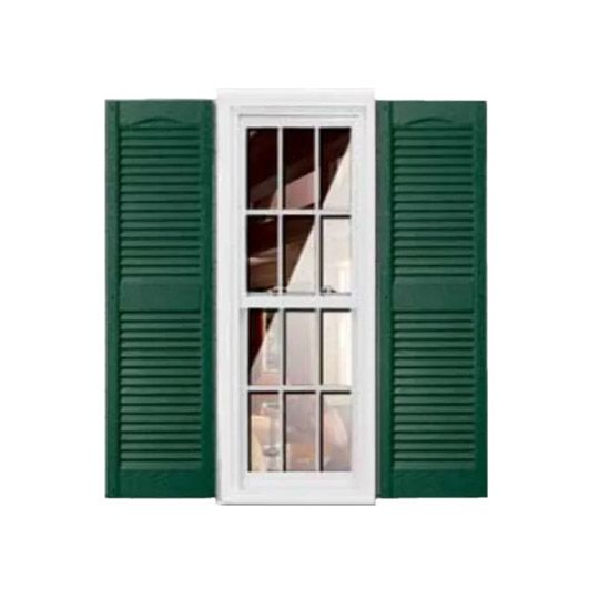 Girardin Moulding Cathedral Top Louver Shutters — GIRCTLV14X51DG