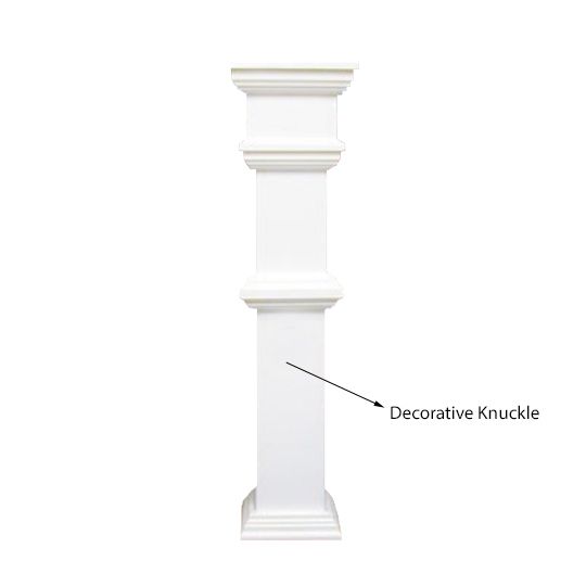 Fairway Building Products 4" x 4" Decorative Knuckle