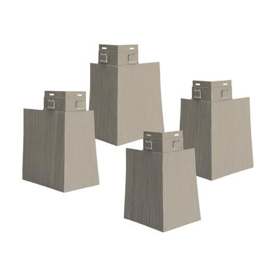 CertainTeed Siding Cedar Impressions 7" Perfecton Offset Mitered Corner Post - Box of 4 — CERMCO7NC