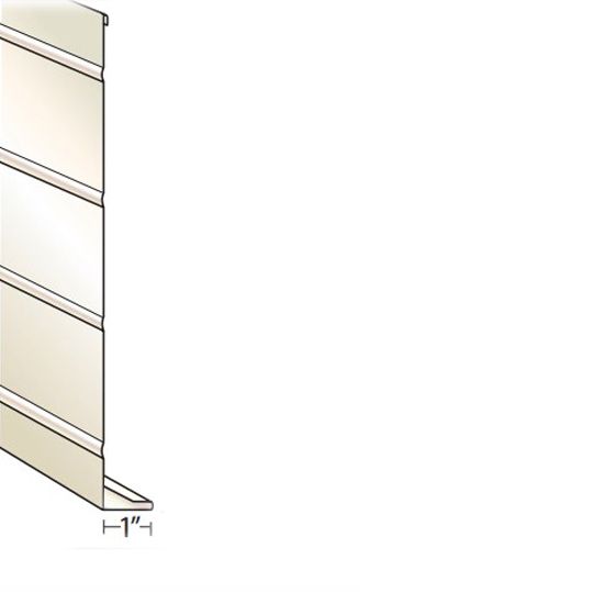 Quality Aluminum Products 8" Hemmed Fascia Cap — QAPHFC8SST