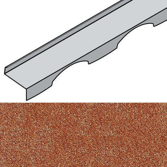 Unified Steel 3-3/4" x 79" Barrel-Vault Top Row — BORTRVB79SG