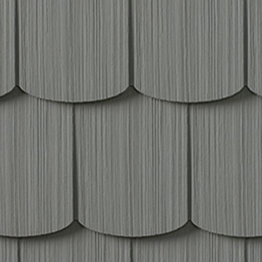 CertainTeed Siding Cedar Impressions Single 6-1/3" Polymer Scallop Edge Shingle Siding — CERCI6SCCG