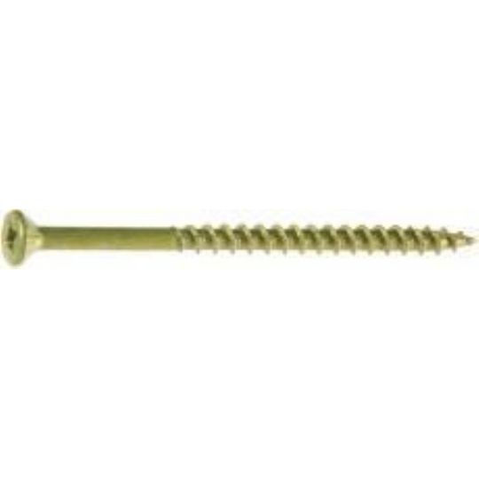 PrimeSource 2" Gold Zinc Screws - Carton of 5,000