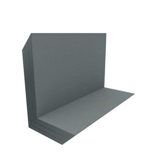 Able Sheet Metal 26 Gauge x 3" x 5" x 8" Step Flashing - Sold Individually — ABMSFS26G358BG