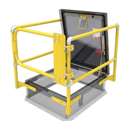 TRI-BUILT Roof Hatch Safety Self-Closing Gate
