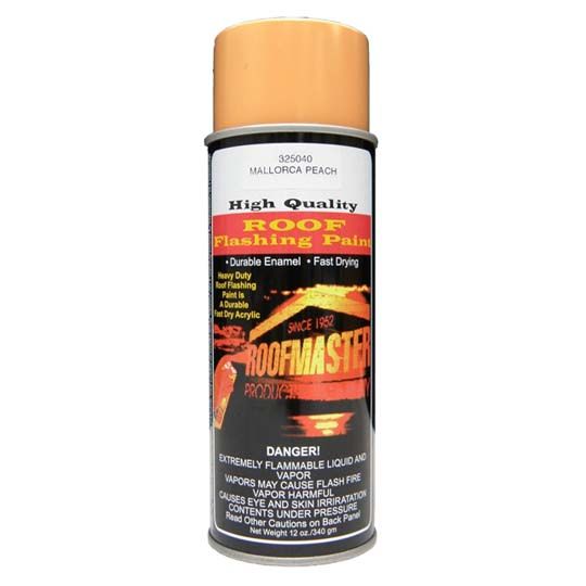 Roofmaster Roof Flashing Paint - 12 Oz. Spray Can — ROFFSPMP