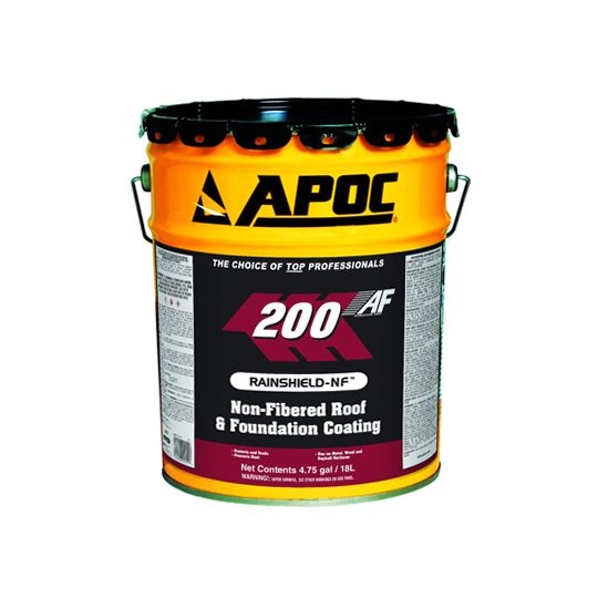 APOC 200 Rainshield-NF Non-Fibered Roof & Foundation Coating — Adhesives, Caulks & Sealants — GHOAP200G5