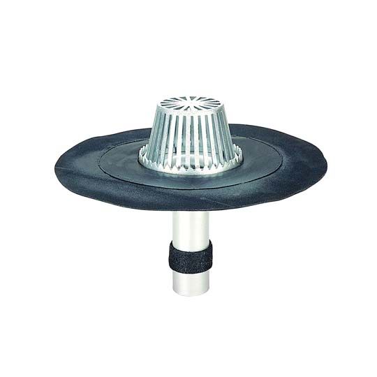 GAF M-Weld Standard Aluminum M-Drain - APP Smooth Flashed for New Construction — Ventilation and Drainage — GAFMWMDNCAPP6