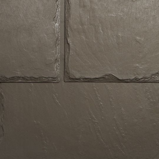 EcoStar 12" Majestic Slate Traditional Polymeric Tiles - Class C — ECOMTC12DR