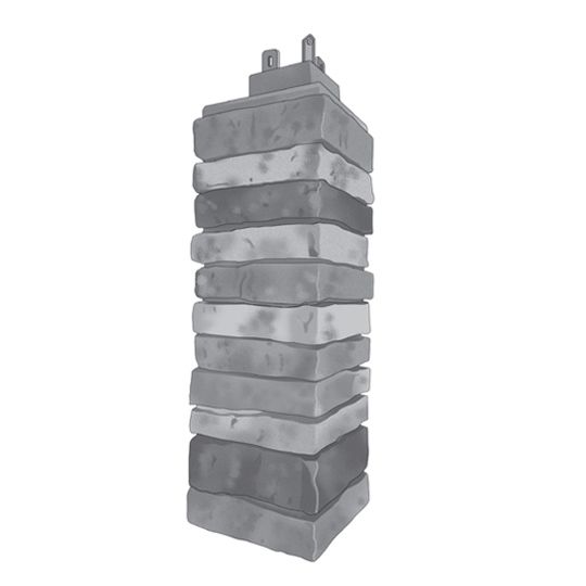 Royal Building Products Atlas Stone Stacked Stone Corner — ROYSTONESSOCP06