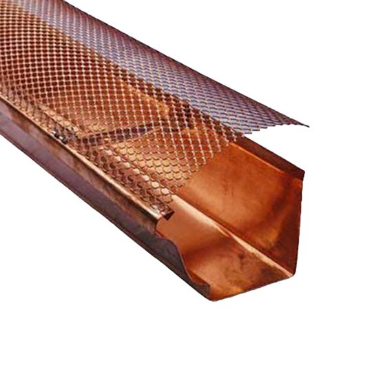 Berger Building Products 6" x 3' K-Style Hinged Copper Gutter Guard