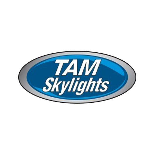 TAM Skylights 24" x 48" Fixed Curb Mount Skylight - Bronze Frame Insulated Acrylic Clear/Clear