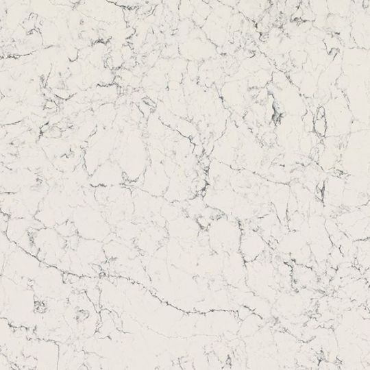 Caesarstone 2 cm x 56-1/2" x 120" Polished Quartz Countertop Slab — CSR5143A2CMPLWA