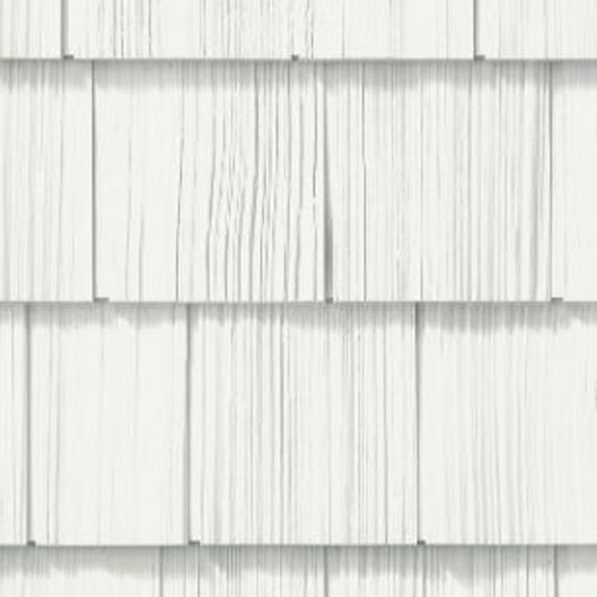 CertainTeed Siding Cedar Impressions Double 7" Straight Edge Rough-Split Polymer Shake Siding — CERCID7RSCW
