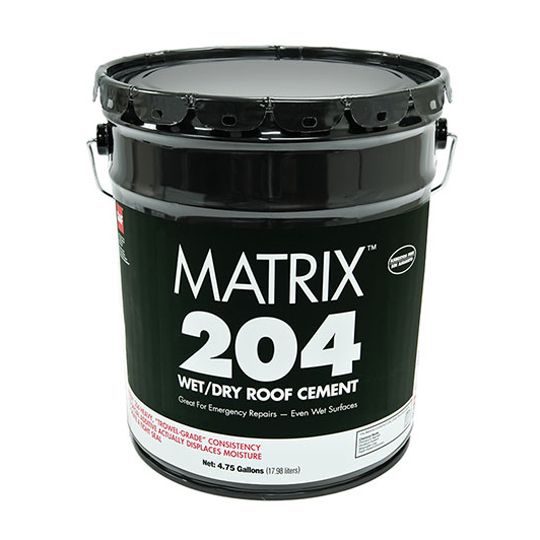 GAF Matrix 204 Wet/Dry Roof Cement