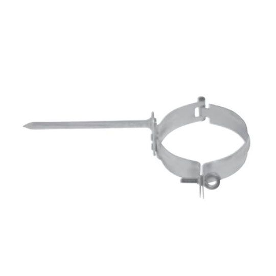 Berger Building Products 4" Copper Downspout Bracket with Brass Spike
