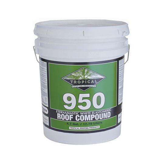 Tropical Roofing Products 950 Eternamastic Elastomeric Roof Mastic - 5 Gallon Pail
